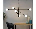 [Free Shipping]CHELSEA.120cm Black L Contemporary Industrial Pendant Lighting