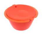 Reusable Coffee Capsules Cup Filter for Nescafe Dolce Gusto Refillable Brewers - Orange