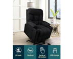 Levede Recliner Chair Electric Lift Chair Armchair Lounge Fabric Sofa USB Charge