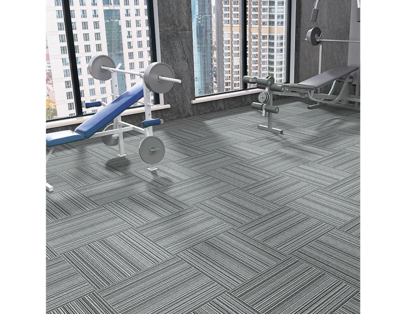 Marlow 20x Carpet Tiles 5m2 Box Heavy Commercial Retail Office Flooring