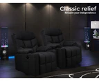 Levede Recliner Chair Electric Lift Chair Armchair Lounge Fabric Sofa USB Charge