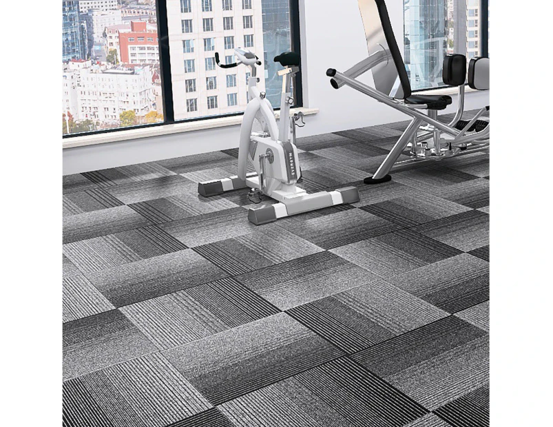 Marlow 20x Carpet Tiles 5m2 Box Heavy Commercial Retail Office Gym Flooring