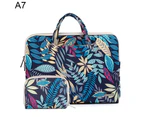 13.3/15.6 inch Floral Print Ethnic Style Laptop Carry Bag Sleeve for Macbook - A7