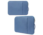 Laptop Bag Ultra-thin Large Capacity Waterproof 15.6 Inch Notebook Sleeve Carrying Case Handbag for Business - Light Blue