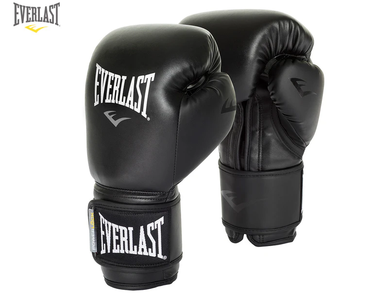 Everlast Unisex 16oz Powerlock Training Gloves - Black