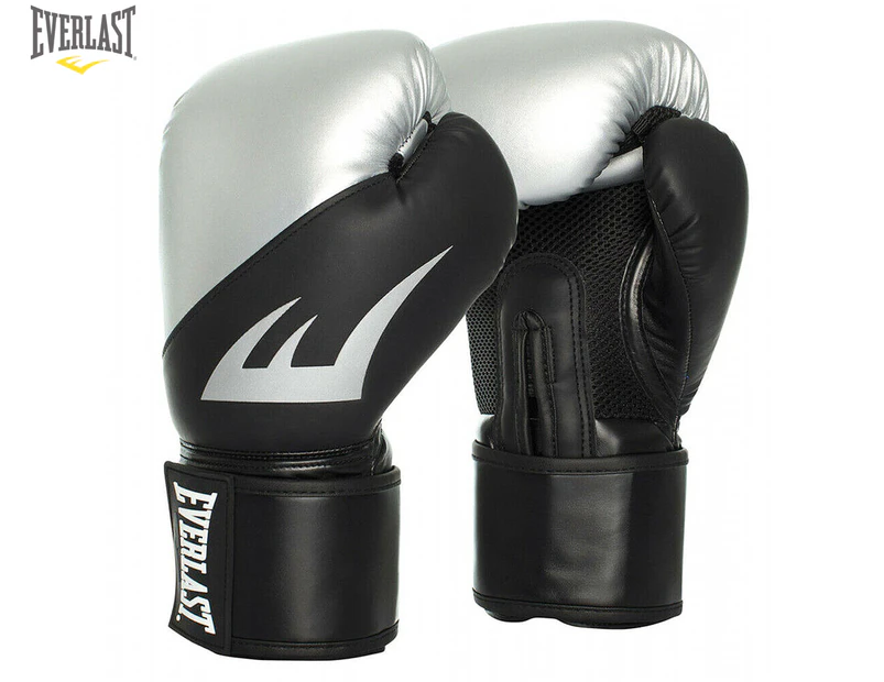 Everlast Ex Size 16oz Boxing Gloves - Black/Silver