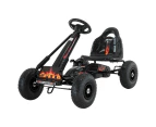 Kahuna G95 Kids Ride On Pedal-Powered Go Kart - Black