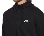 Nike Sportswear Men's Club Full Zip Hoodie - Black