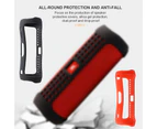 Protective Bag Shockproof Washable All-round Protection Bluetooth-compatible Speaker Storage Pouch for JBL Flip5-Red-2