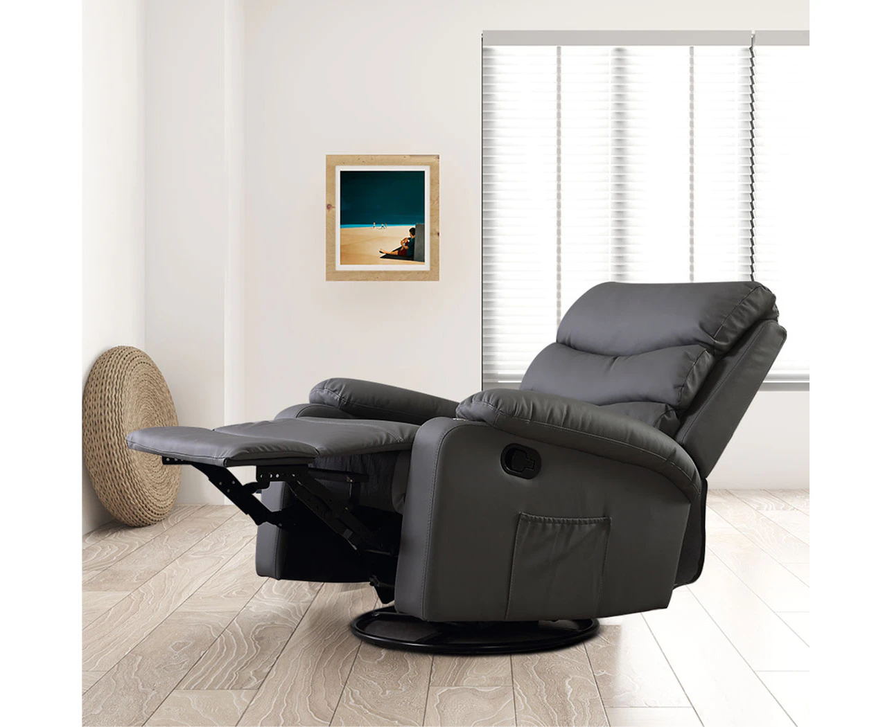 Levede Massage Chair Recliner Chairs Heated Lounge Sofa Armchair 360 Swivel