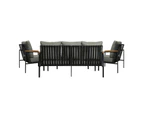 Livsip Outdoor Lounge Sofa Set Patio Furniture Table Chairs Garden Lounge Set