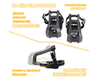 Venzo 3 in 1 Look Delta, Toe Cage, SPD Spin Bike Bicycle Pedals - Compatible With Peloton & Shimano SPD -  Fitness Exercise Indoor Cycling Pedals