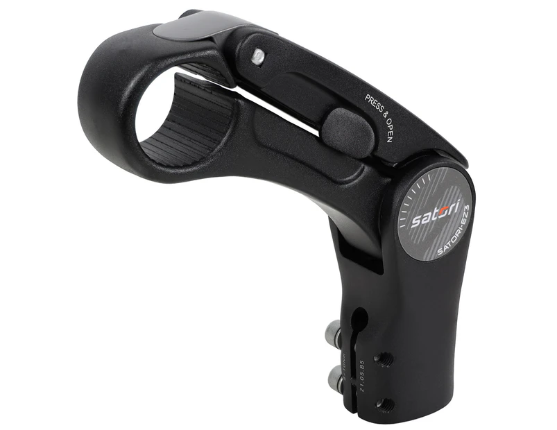 SATORI EZ3 AHS Bike Bicycle Riser Extension Tool-less 0-80 Degree Adjustable Stem 31.8mm x 110mm Height 75mm for 1-1/8" Fork