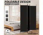 vidaXL Panel Room Divider Fabric Privacy Screen Folding Multi Colours/Sizes - Brown