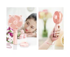 Night Light With Phone Holder Fan-Pink