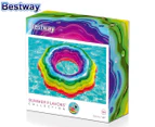 Bestway 115cm Rainbow Swim Ring Pool Float