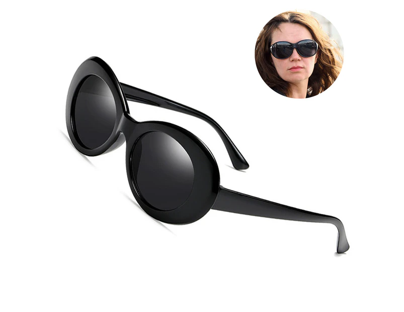 Oval Round Retro Sunglasses Color Tint or Smoke Lenses…
