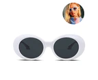 Oval Round Retro Sunglasses Color Tint or Smoke Lenses…