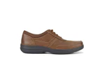 Hush Puppies Mens Elkhound MT Oxford Nubuck Leather Shoes Casual Bounce 2.0 - Brown