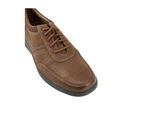 Hush Puppies Mens Elkhound MT Oxford Nubuck Leather Shoes Casual Bounce 2.0 - Brown