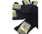 9 Pairs BAMBOO SOCKS Mens Loose Top Natural Business Work Socks Cushion Enviro