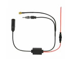 Universal Dab Fm Am Car Antenna Splitter Cable Adapter Digital Radio Amplifier Headphone & Accessories