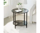 2 Tier Glass Coffee Side Table