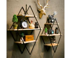 3-Tier wooden Floating Wall Shelves