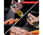 Oil Sprayer for Cooking, Olive Oil Sprayer for Air Fryers, Oil Sprayer, Olive Oil Spray For Salads, Barbecues, Kitchen Baking-Silver