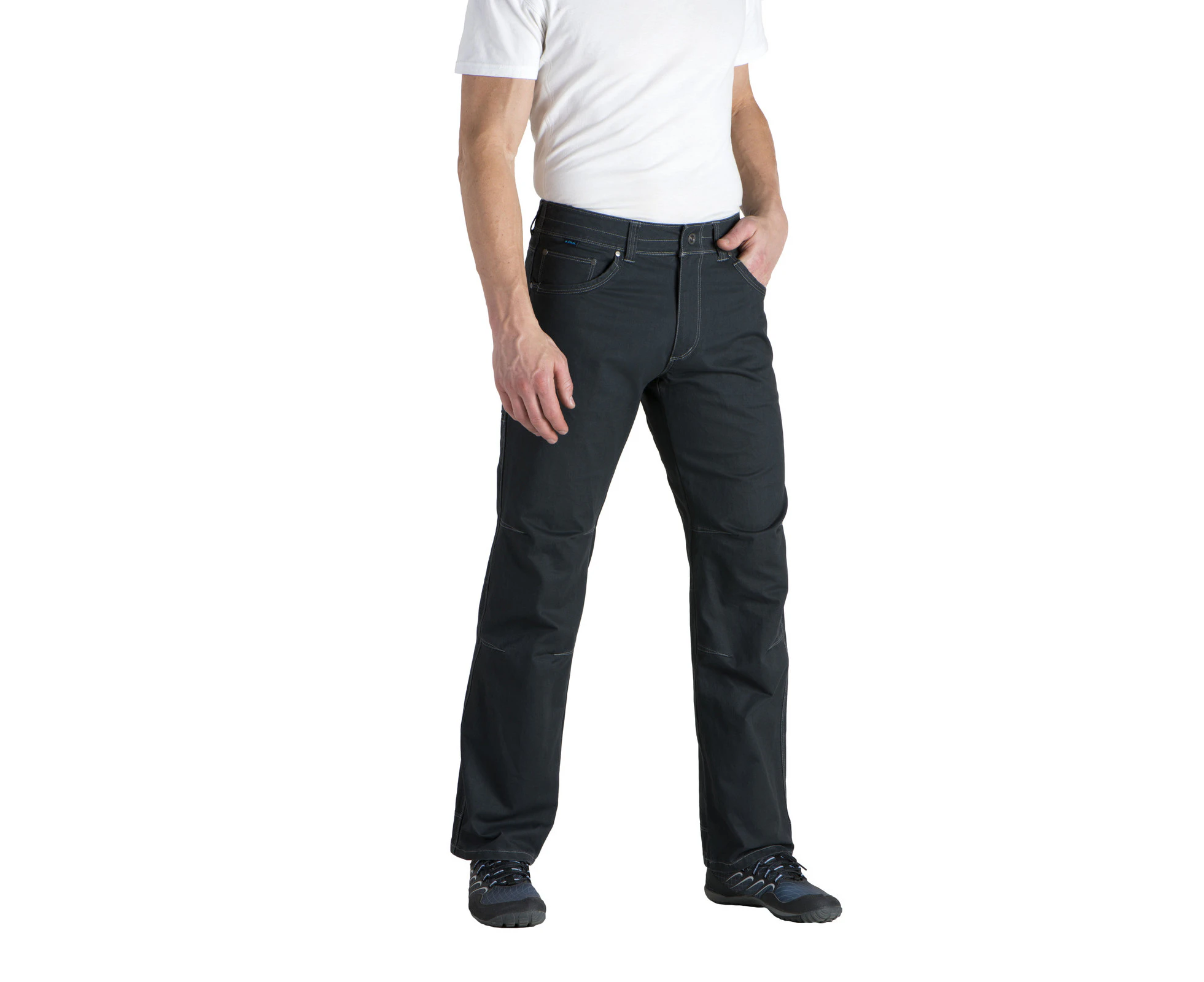 KUHL Mens Rydr Pant 32" Inseam Mens Trousers Combed Cotton Hiking Cargo - Graphite