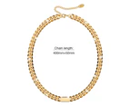 Jamila Cuban Chain Necklace In Gold