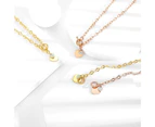 Diamond cut Belcher Chain T-lock Toggle Necklace in Rose Gold Layered Steel Jewellery