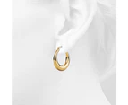 Csilla Gold Dome Hoop Earrings