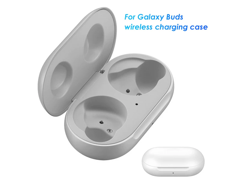 Wireless Bluetooth-compatible Earphone Charging Cradle Charger Box for Samsung Galaxy Buds-White
