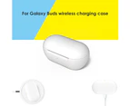 Wireless Bluetooth-compatible Earphone Charging Cradle Charger Box for Samsung Galaxy Buds-White