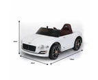 Bentley Exp 12 Speed 6E Licensed Kids Ride On Electric Car - White