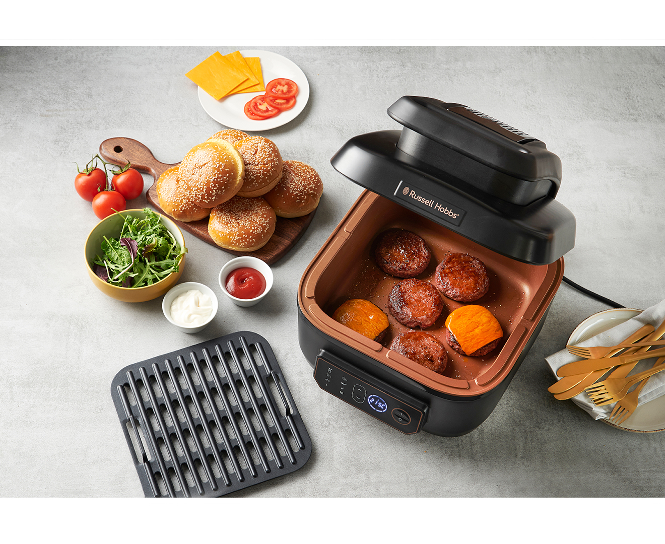 Russell Hobbs Satisfry Air & Grill Multi-Cooker-RHMCAF40