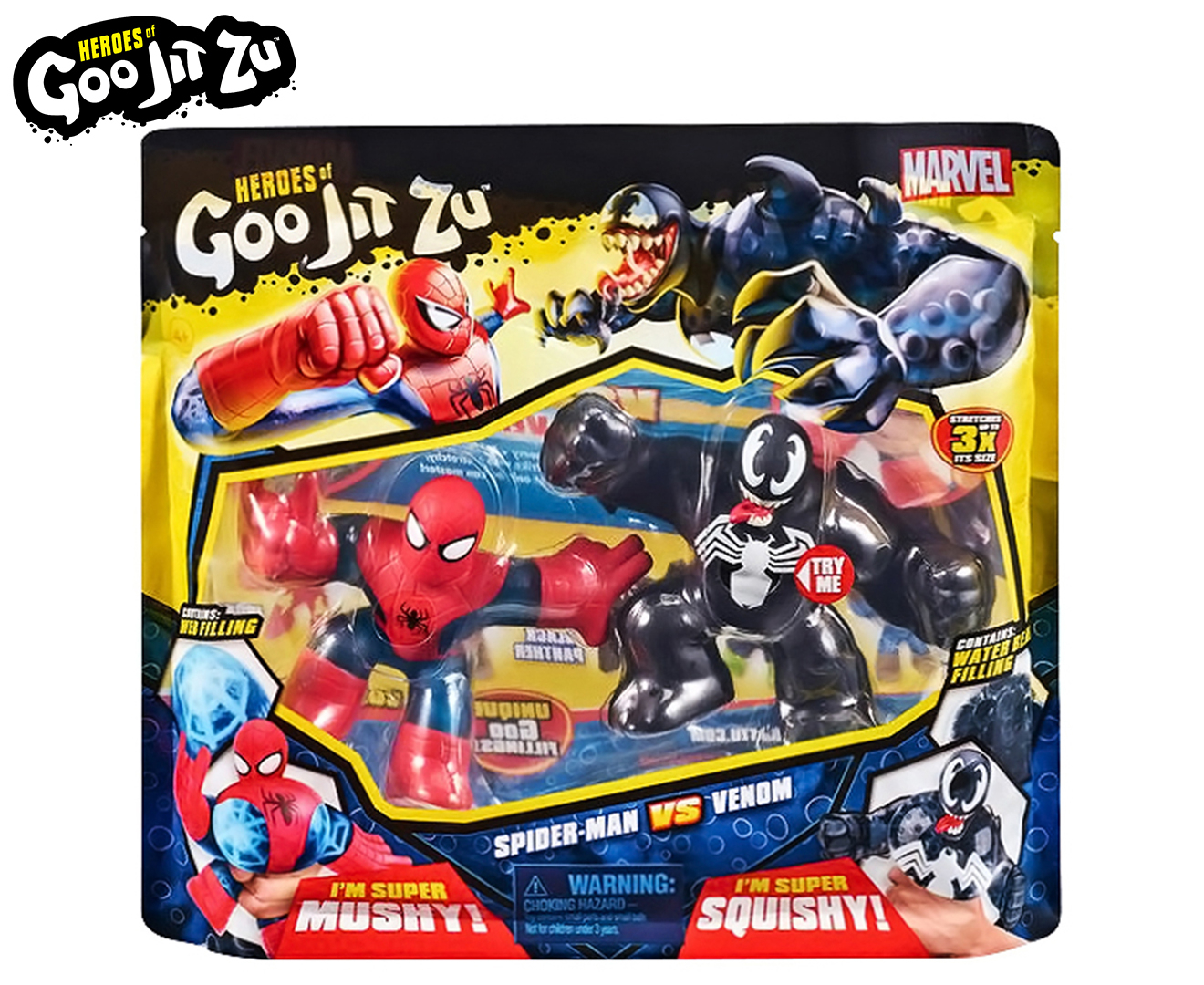Heroes of Goo Jit Zu Spider-Man vs Venom Versus Pack 