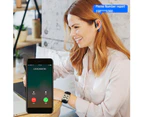 F900 Mini Earhook Wireless Bluetooth-compatible 5.0 Earphone Car Handsfree Call Headphone-Blue
