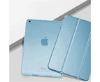 Case Compatible with iPad Mini 3/2/1 - Lightweight Smart Shell Frosted Back Cover-Sky blue