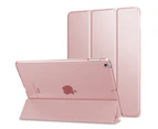 Slim Smart Case Specially Designed for iPad Mini 5 inch 7.9, Flexible TPU Back Cover with Rubberized Coating-rose gold