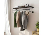100cm Industrial Pipe Shelving Rack for Bathroom Entryway Bedroom Wardrobe