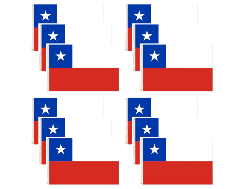 12x Chile Country Flag National Olympics 150cm x 90cm Chileno Chili Chi Chi Chi