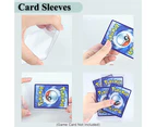 500pcs Regular Trading Card Soft Sleeves Ultra Clear Plastic Penny Protector