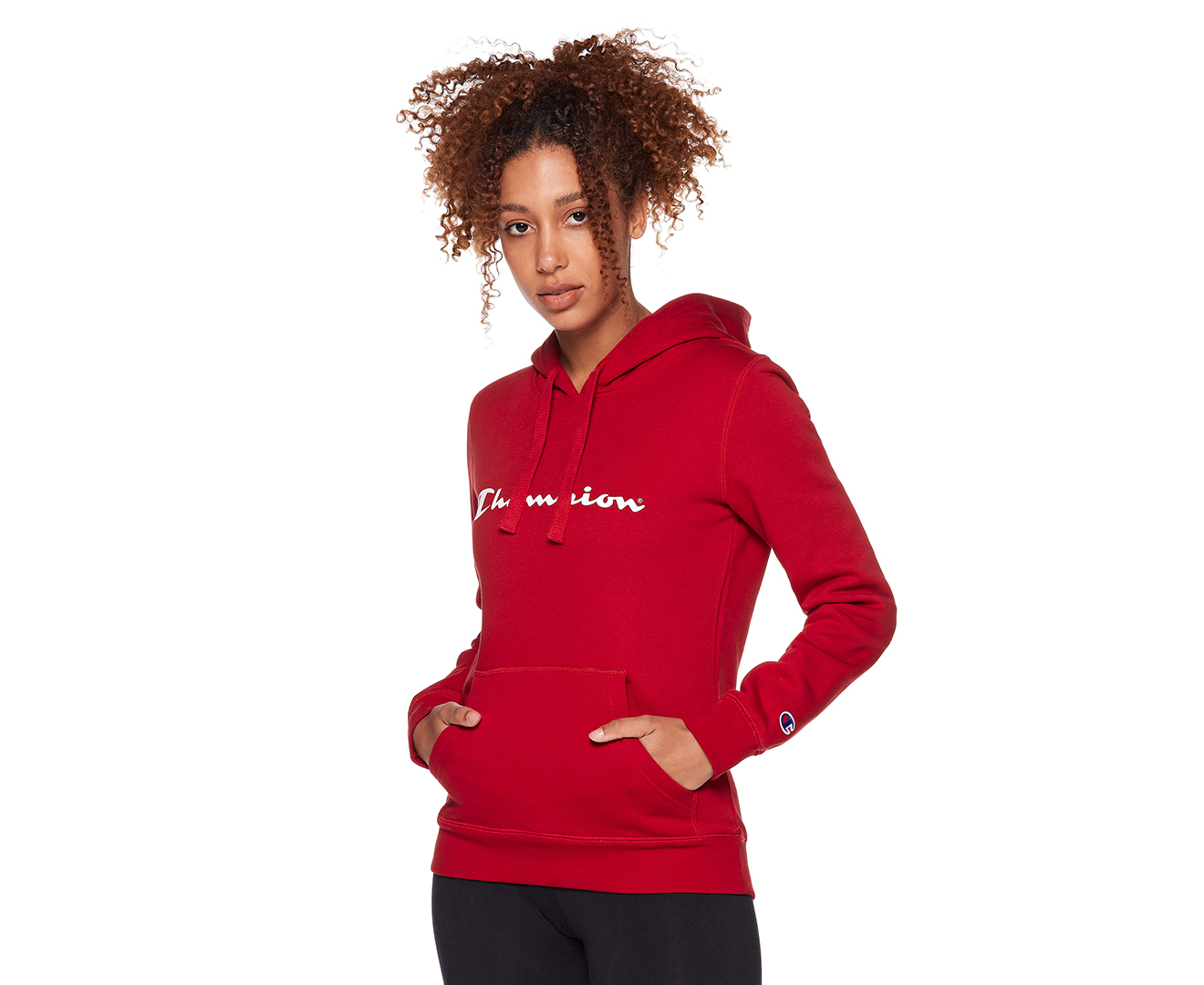 Champion sweater shop womens red femme