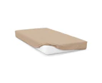 Belledorm Percale Fitted Sheet (Walnut Whip) - BM460