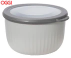 OGGI 1.3L Prep & Serve Storage Bowl w/ Lid - Grey