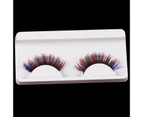 SunnyHouse 1 Box False Eyelashes Dramatic 3D Effect Colorful Colored Russian Strip Lashes Eyelashes Extension Make Up for Female - E