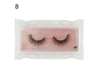 SunnyHouse 1 Pair Eyelash Imitation Thick Natural Effect Handmade Mink Hair Eye Lash for Girl- 8