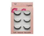 SunnyHouse 1 Box False Eyelashes Skin-friendly Smudge-proof Faux Mink Hair 3D Extension Makeup Eyelash for Female-#7